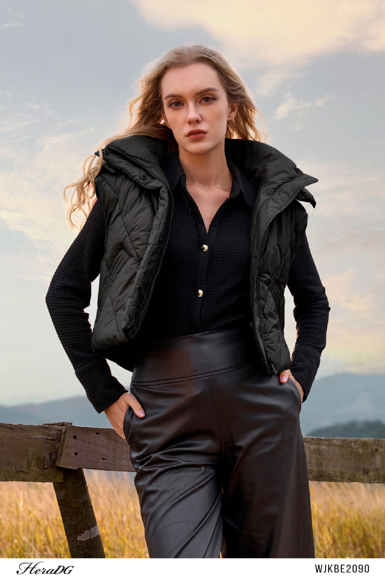 Ảnh của Áo phao gile 3 lớp dáng ngắn